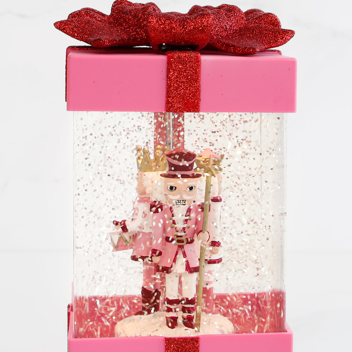 DOORBUSTER: Nutcracker Present Water Globe - Interior Delights