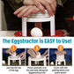Sjbackyard Creative Egg Peeler Tool, Quick & Safe Boiled Egg Peeler