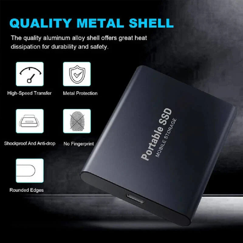 High-Speed Portable SSD External Hard Drive