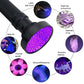 Ultraviolet Flashlight with 100 LED Array and 328ft Detection Range