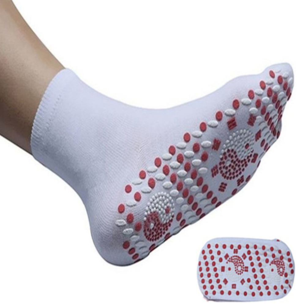 Heated Socks with Rechargeable Batteries and Adjustable Heat Levels, Breathable Knit