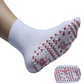 Rechargeable Heated Athletic Socks with Tourmaline Fibers and Moisture Wicking, 5 Pairs