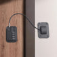 Password Protected Refrigerator Door Lock with Adjustable Strap and Adhesive Installation