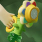 Handheld Bubble Machine with Rotating Flower Head and Seven Color Lights