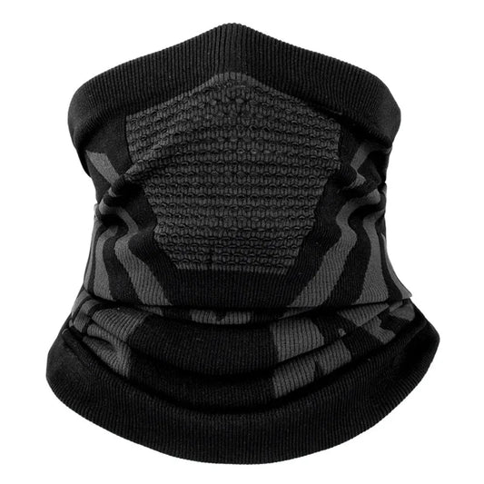 Wind Blocking Neck Gaiter with Inverted Triangle Airflow and Stretchy Fit
