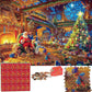Puzzle Advent Calendar with 1008 Pieces and 24 Daily Boxes, Winter Scene