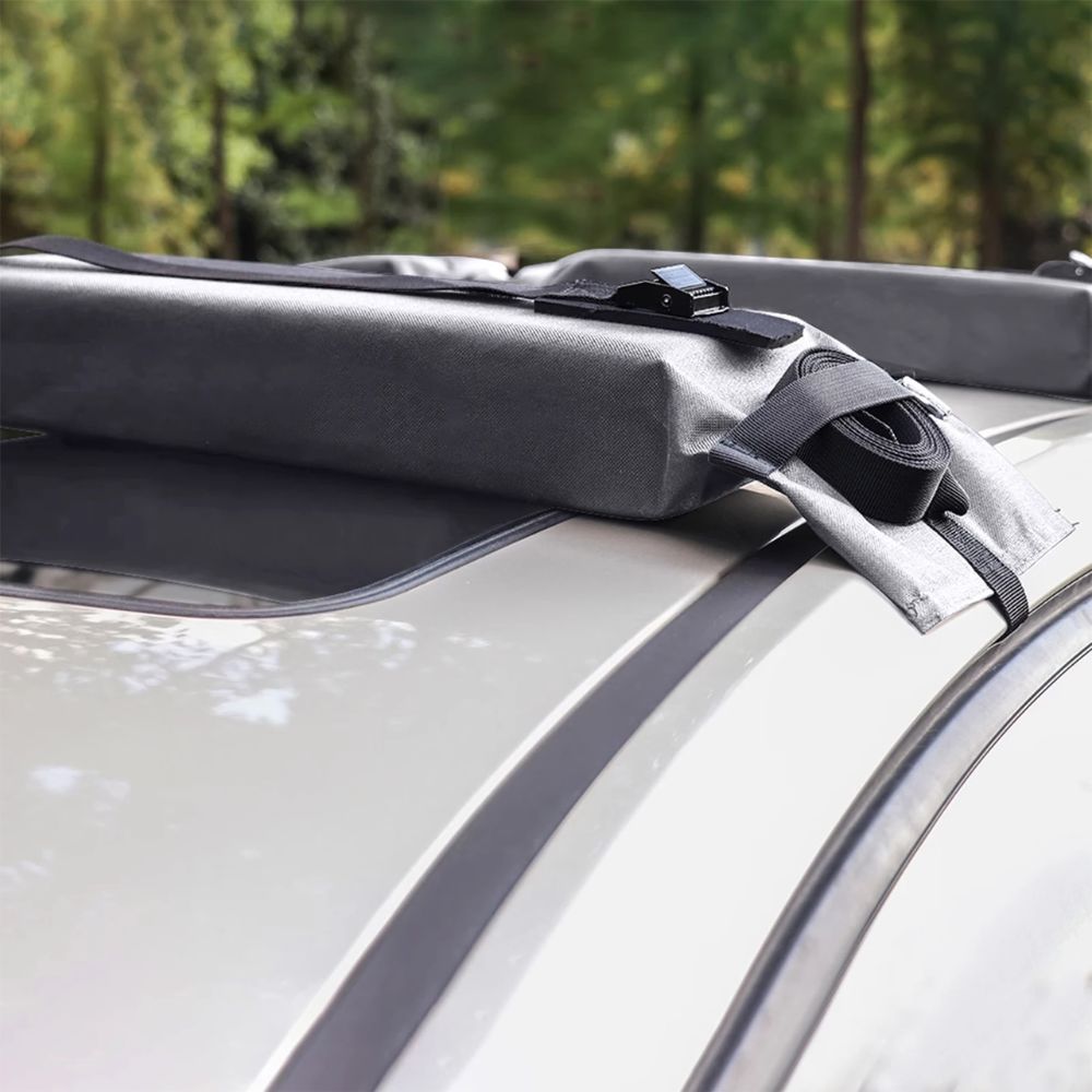 Roof Rack Pads with Foam Cushioning and Anti-Slip Surface for Kayak Transport