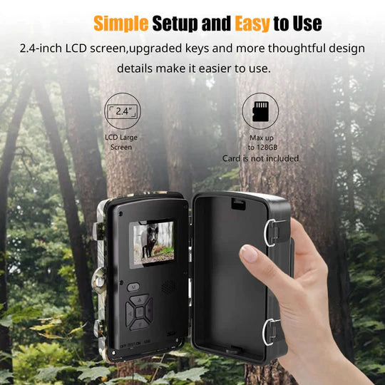 High-Definition 1080P Night Vision Trail Camera