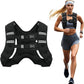 sjbackyard Adjustable Weighted Training Vest with Reflective Stripes