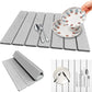 Diatomite Dish Drying Mat with Nonslip Rubber Base and Foldable Design