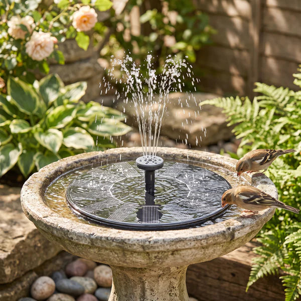 Solar Fountain Pump with Floating Design and Interchangeable Spray  Heads
