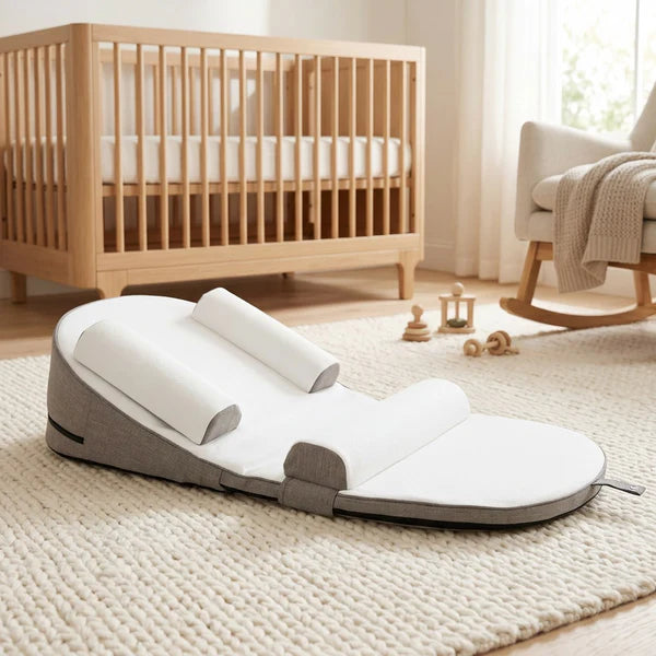 Infant Wedge Pillow with Memory Foam and Removable Waterproof Cover, Breathable  Fabric