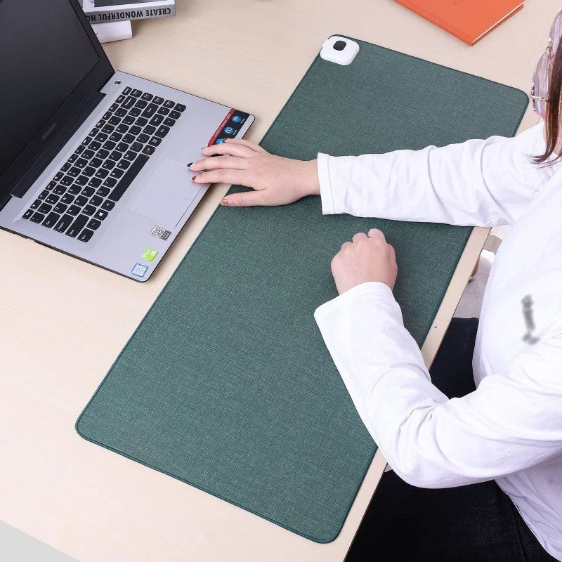 Heated Mouse Pad with Adjustable Temperature and Auto Shutoff, Splash Resistant