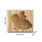 Wooden Cookie Cutter with Seven Seasonal Designs and Press-Lift Mold