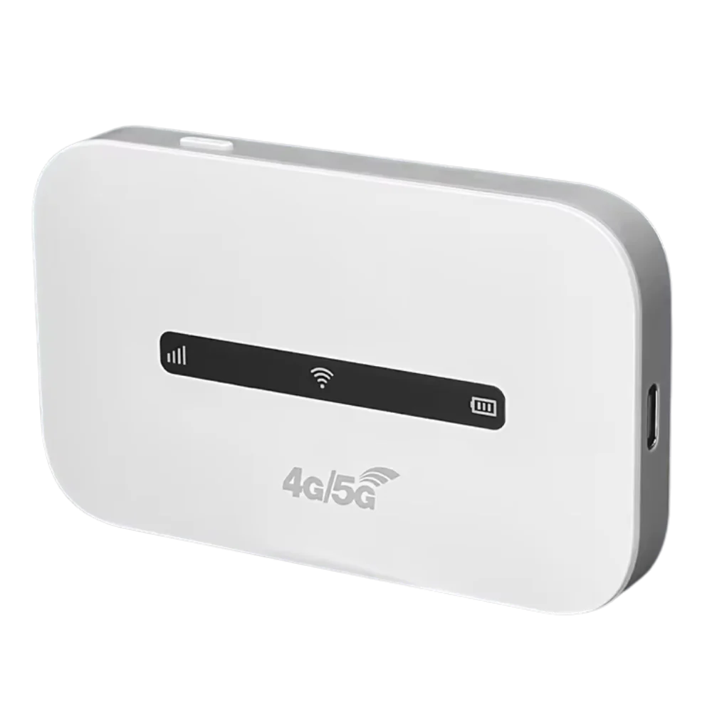 Portable Hotspot Device with 8-Hour Battery and Multi-Band Support for Travel