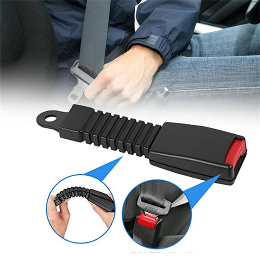 Seat Belt Extender with Rigid Stem and 7.87in Length for Standard Buckles