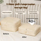 Compression Storage Bag with Built-In Zipper and Moisture-Resistant Fabric, Sturdy Handles