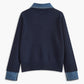 Knit Cardigan with Metal Button Closure and Medium Stretch Fabric, Shift Fit