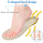 Gel Insoles with Arch Support and Heel Cup for Flat Feet, Pair