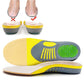 Gel Insoles with Arch Support and Heel Cup for Flat Feet, Pair