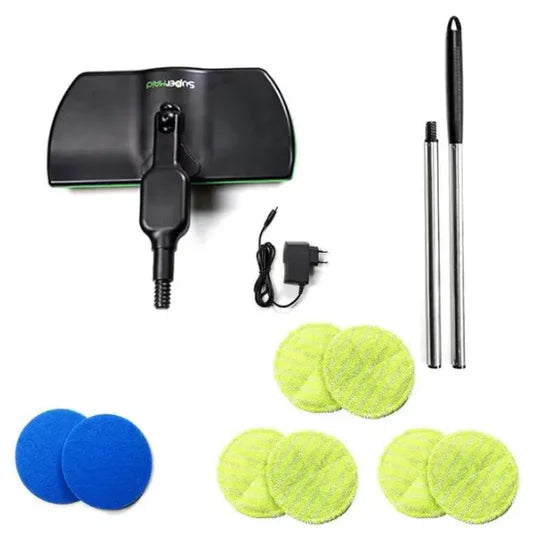 Cordless Electric Spin Mop, Floor Cleaner and Scrubber with Dual Motor