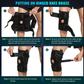 Hinged Knee Brace with Removable Aluminum Supports and Gel Cushioning, Adjustable Straps