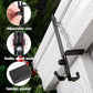 Mantel Stocking Holder with Cantilever Grip and Dual Hooks, Adjustable 0.5-8.5in