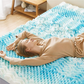 Egg Crate Memory Foam Mattress Topper with Breathable Cover and Non-Slip Bottom