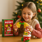 Holiday Character Building Blocks with Interlocking Pieces and Illustrated Instructions