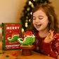Holiday Character Building Blocks with Interlocking Pieces and Illustrated Instructions