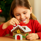 Holiday Character Building Blocks with Interlocking Pieces and Illustrated Instructions