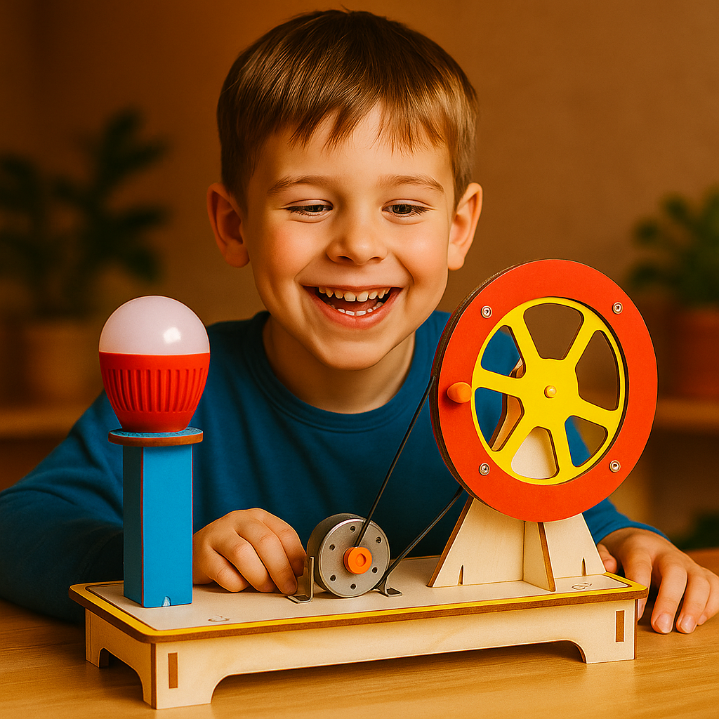 Building Set with Hydraulic Arm and Propeller Plane, Working Mechanics Models