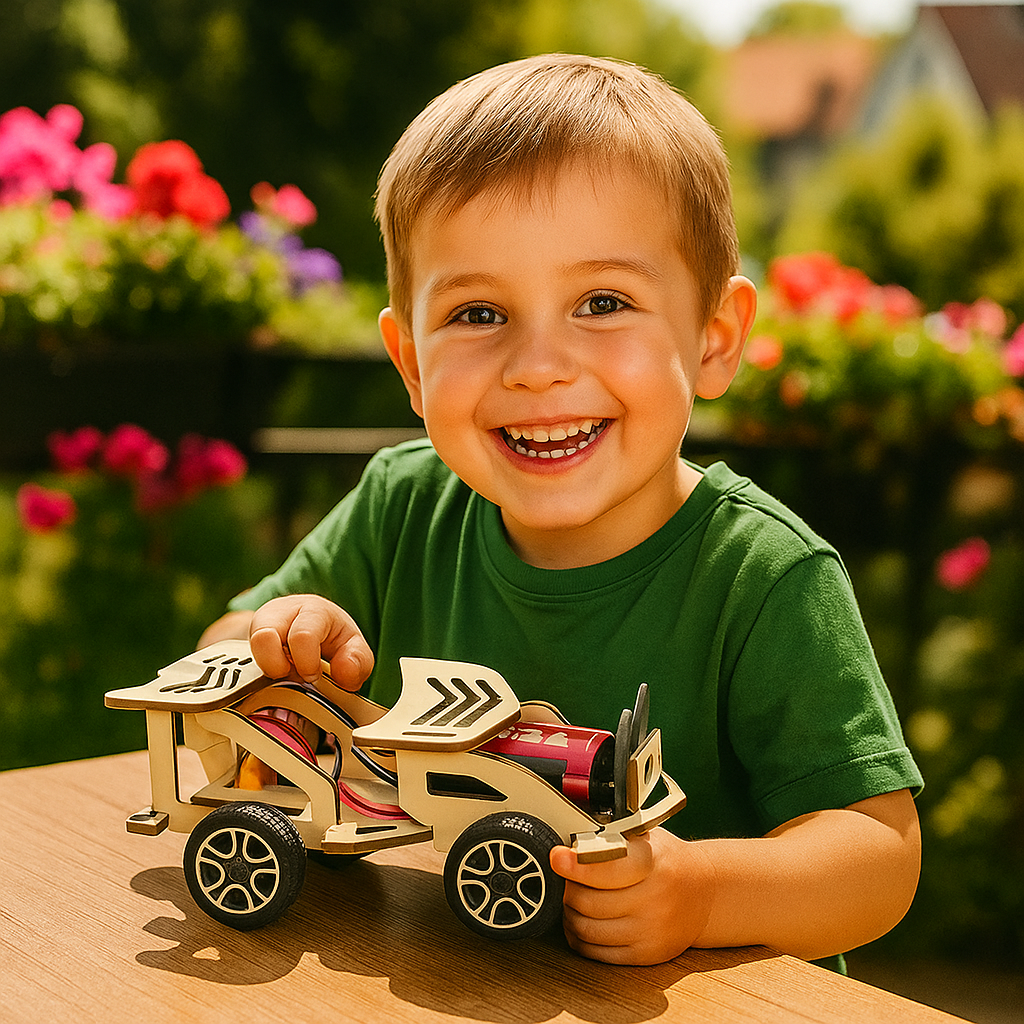 Building Set with Hydraulic Arm and Propeller Plane, Working Mechanics Models