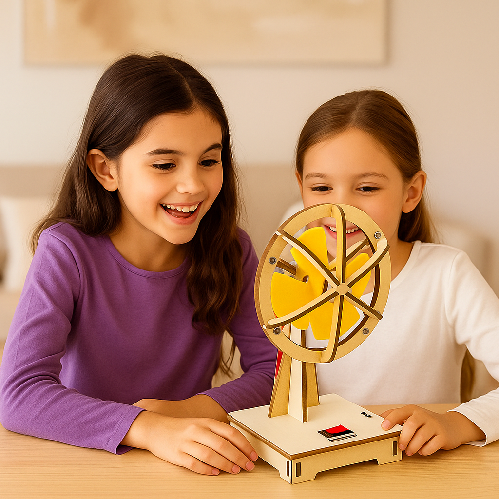 Building Set with Hydraulic Arm and Propeller Plane, Working Mechanics Models
