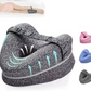Memory Foam Knee Pillow with Elastic Strap and Hollow Center Design
