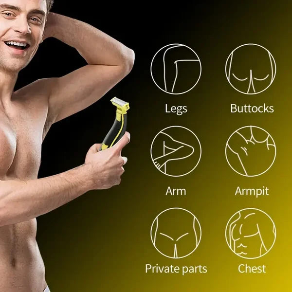 Men's Electric Shaver and Trimmer, Rechargeable Wet and Dry Grooming Kit