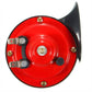 Dual-Tone Vehicle Horn with Universal Bracket and Wiring Harness, Weather Resistant 12V