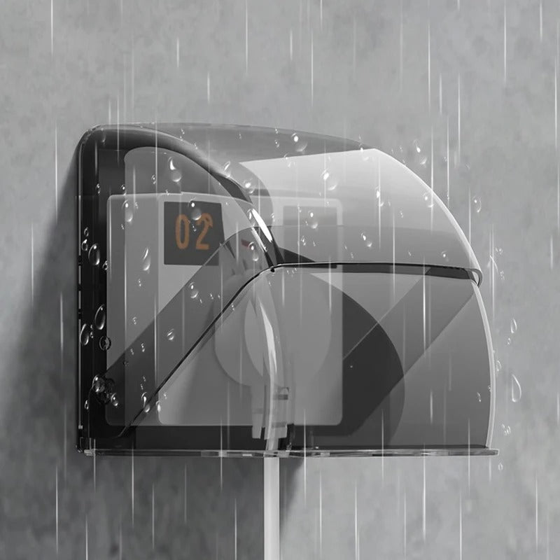 Waterproof 86 Type Socket Cover with Weather Resistant Plastic Shell and Tool-Free Installation