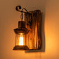 Cast Iron Wall Light with Directional Metal Shade and Industrial Design