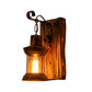 Cast Iron Wall Light with Directional Metal Shade and Industrial Design