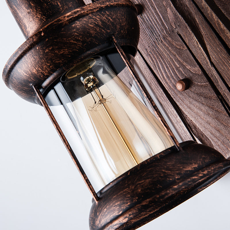 Cast Iron Wall Light with Directional Metal Shade and Industrial Design