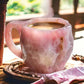 Mineral Crystal Coffee Mug with Insulating Thick Walls and Microwave Safe, 350-450ml