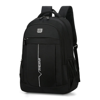 Travel Backpack with Padded Laptop Compartment and Integrated Charging Port, Water Resistant