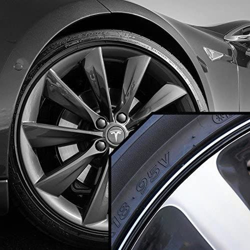 Rubber Wheel Rim Protector Strip with Adhesive Backing, 8 Meter Length