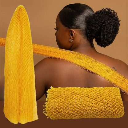 Exfoliating Net Sponge with Extended Back Coverage, 25.6 Inches