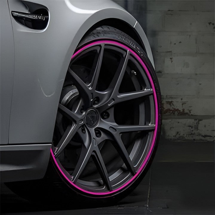 Rubber Wheel Rim Protector Strip with Adhesive Backing, 8 Meter Length