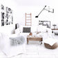 Adjustable Wall Lamp with Swinging Arm and Cast Iron Counterweight, 80.7 inches
