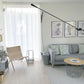 Adjustable Wall Lamp with Swinging Arm and Cast Iron Counterweight, 80.7 inches