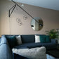 Adjustable Wall Lamp with Swinging Arm and Cast Iron Counterweight, 80.7 inches