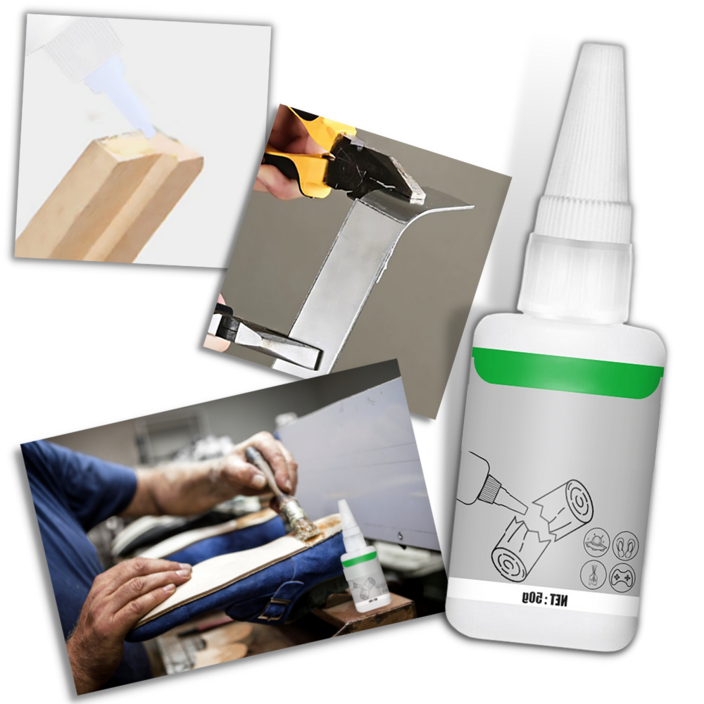 High Strength Instant Adhesive with Waterproof Formula and Multi-Material Bonding